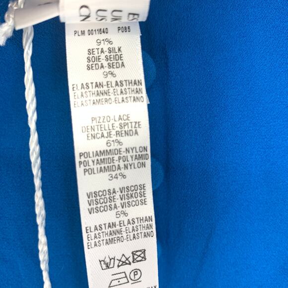 LA PERLA Women's Size Small Lace Trim Desert Rose Shorts Teal Blue NWT - Picture 7 of 7